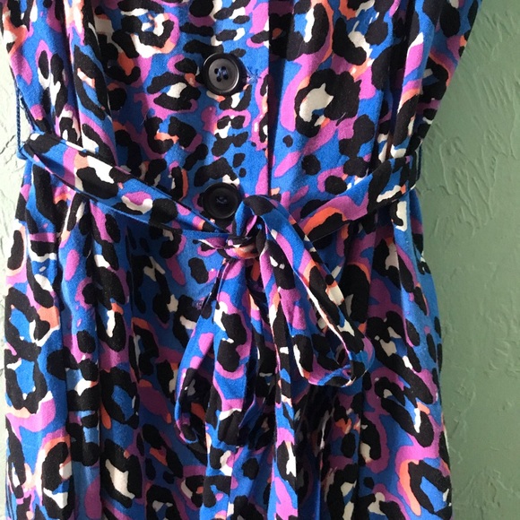 Leopard print jumpsuit tie waist - Picture 5 of 5